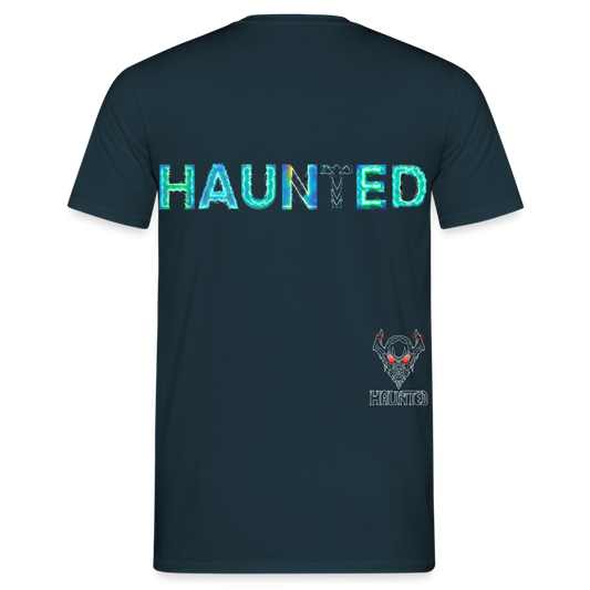 Men T-Shirt Neon Surge Aura - Navy