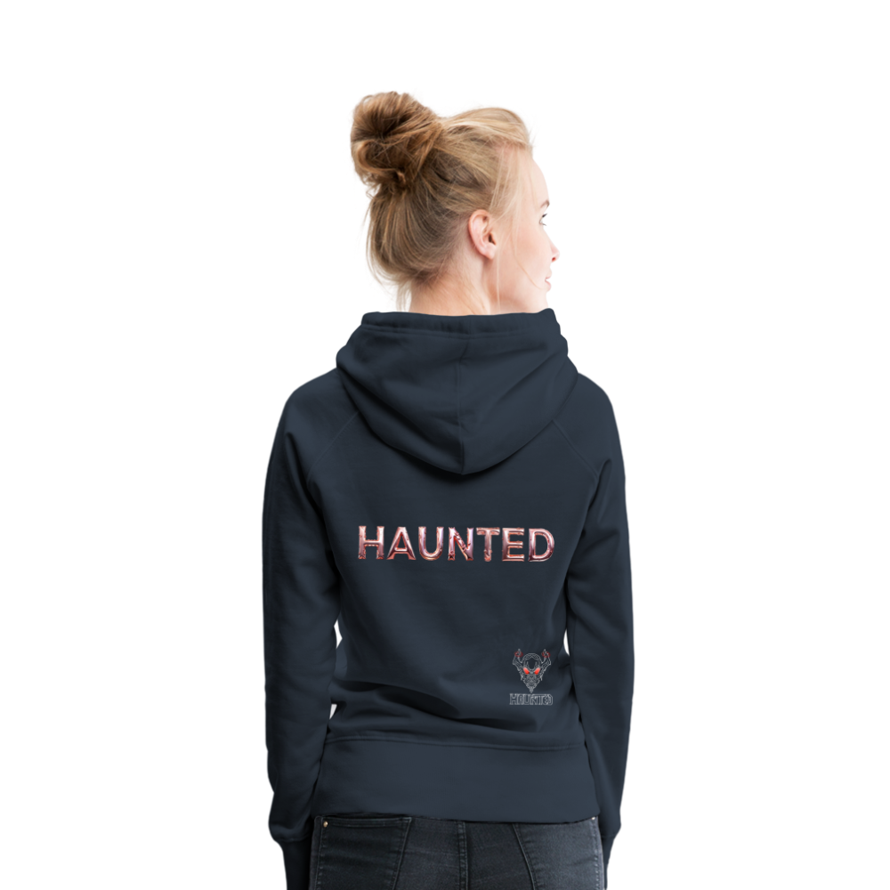 Women Hoodie Rose Gold Radiance - Navy