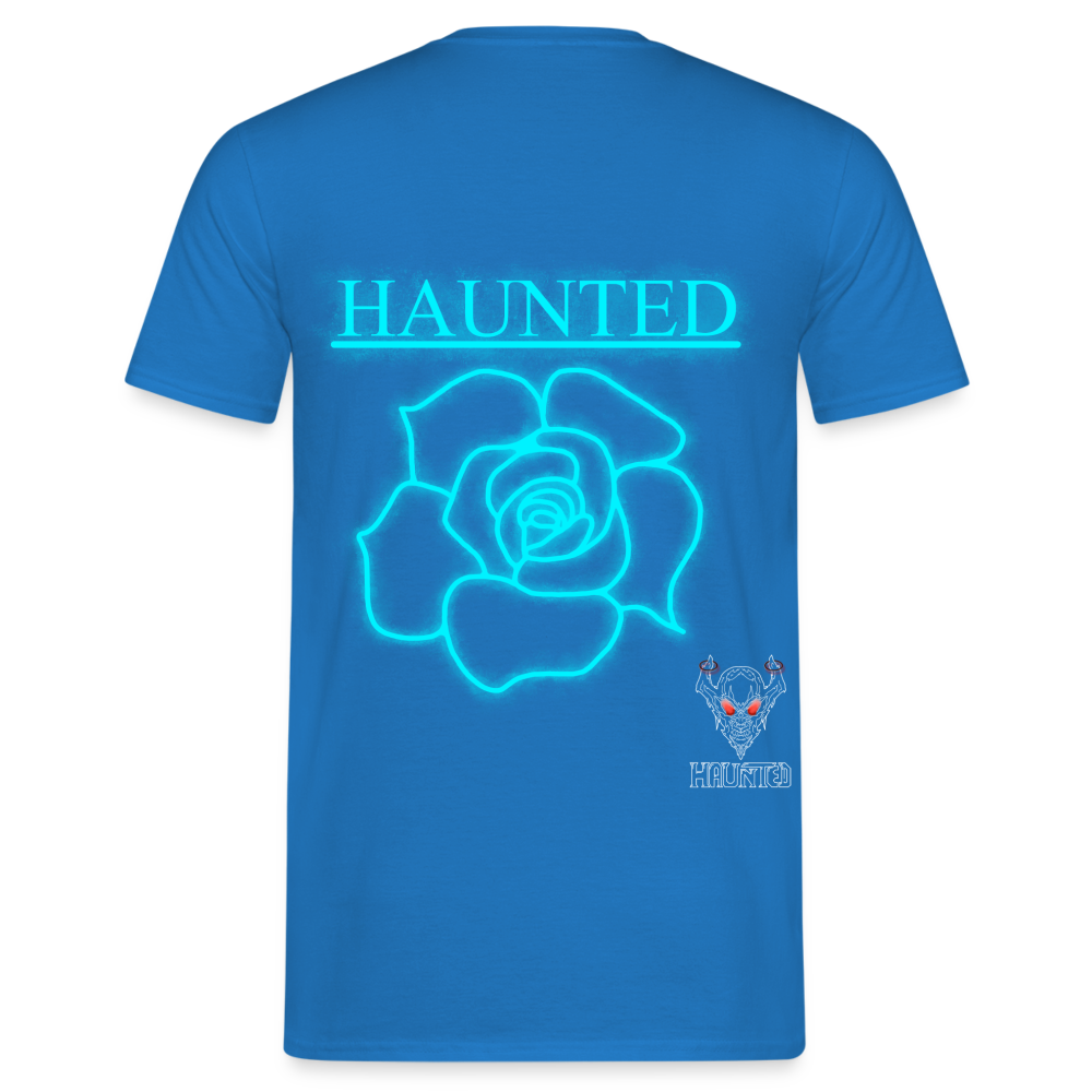 Men T-Shirt Original Neon Rose - Royalblau
