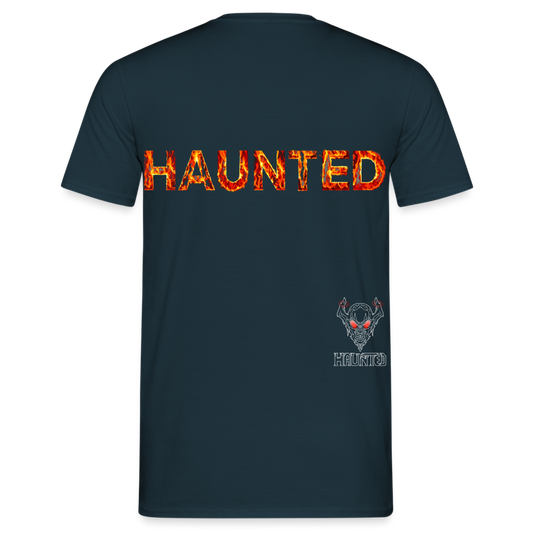 Men T-Shirt Blazing Ember Fury - Navy