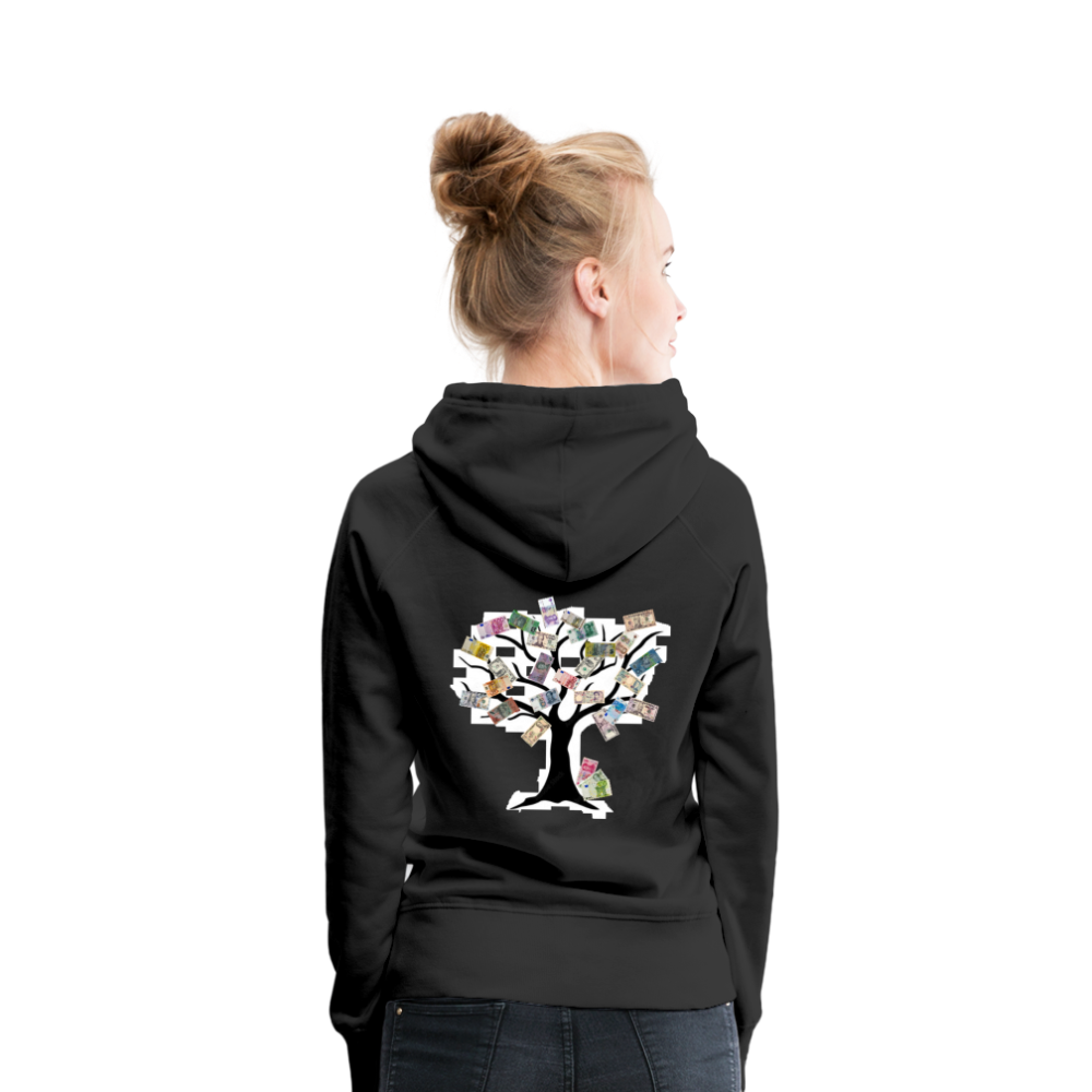 Women Hoodie Money Tree - Schwarz