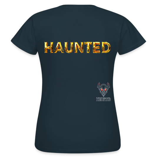 Women T-Shirt Molten Gold Luxe - Navy