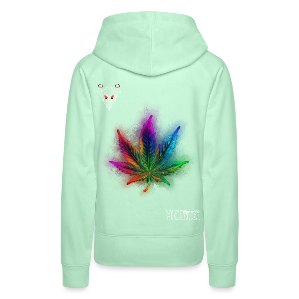 Woman Hoodie La Bonne Beuh - helles Mintgrün