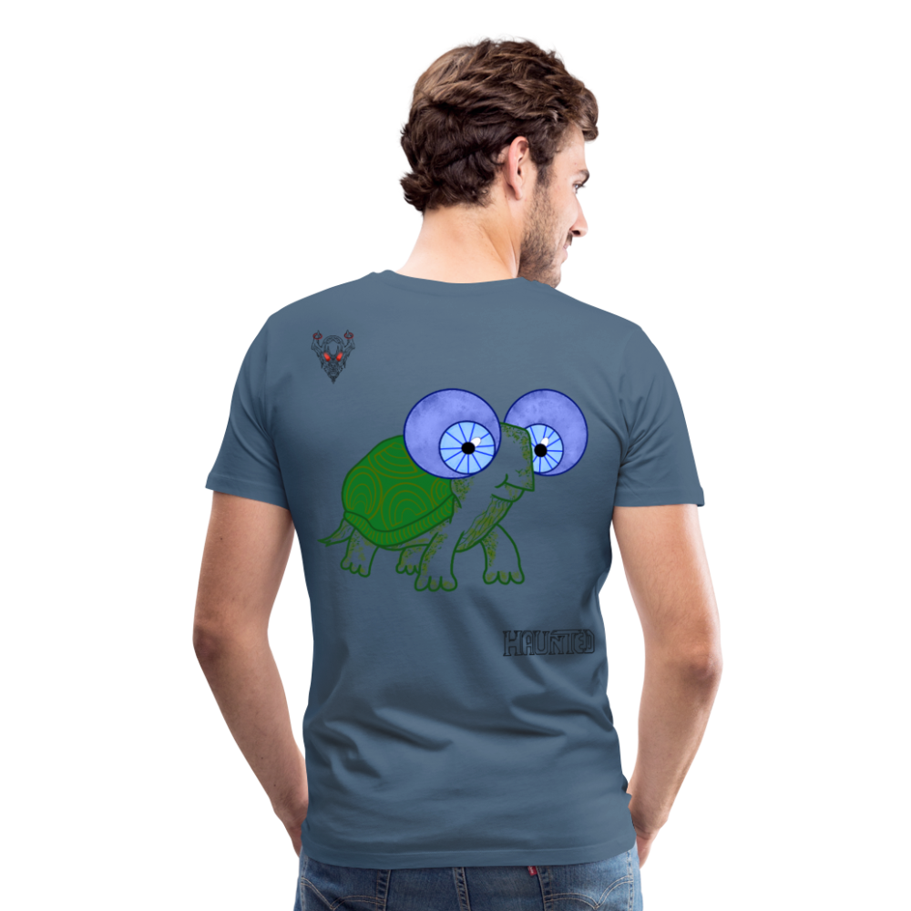Man T-Shirt Turtle - Blaugrau
