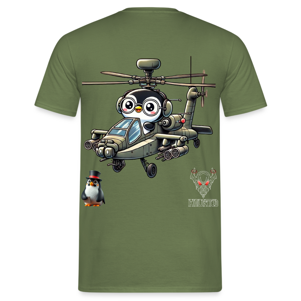 Men T-Shirt KasPenguin in Apache - Militärgrün
