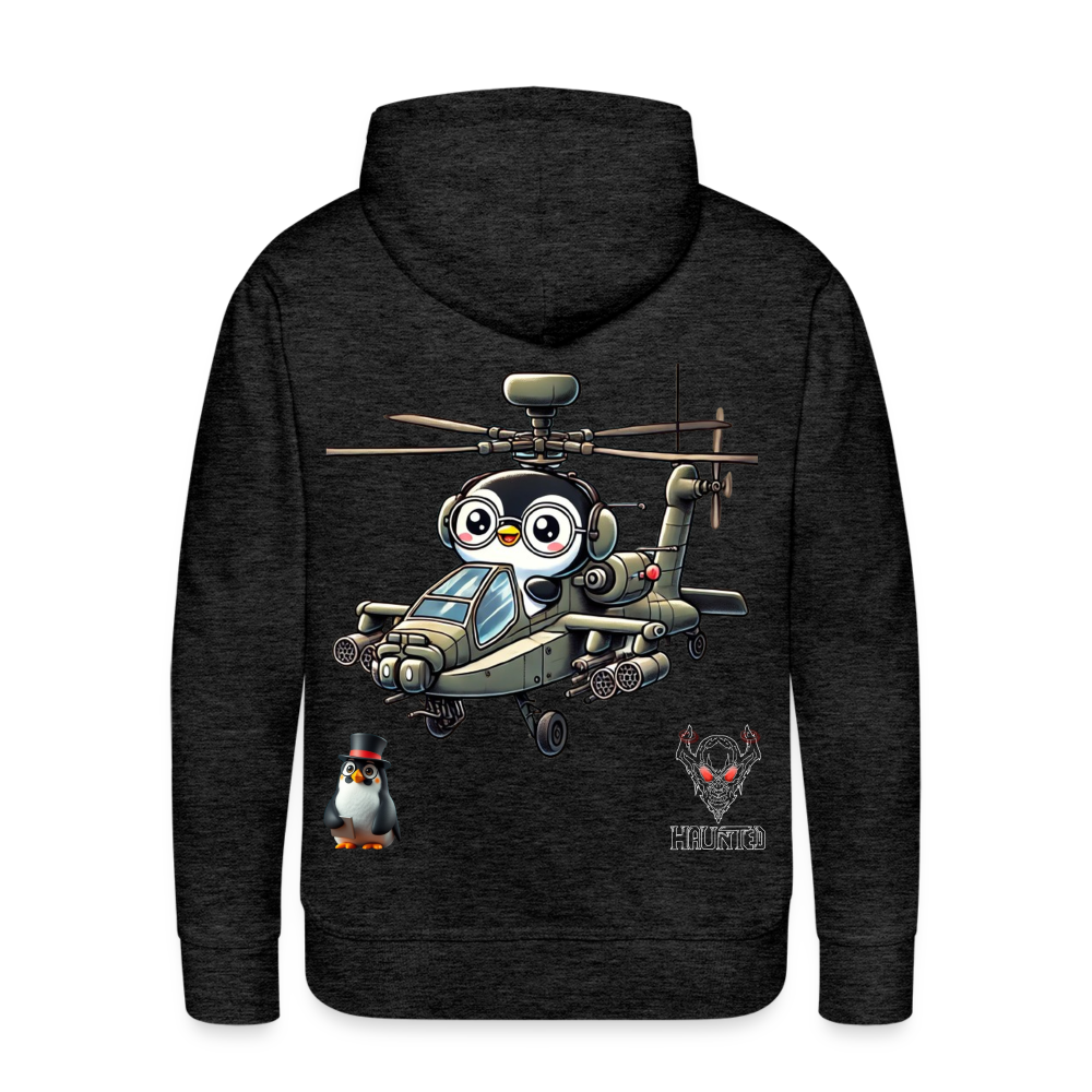 Men Hoodie KasPenguin in Apache - Anthrazit