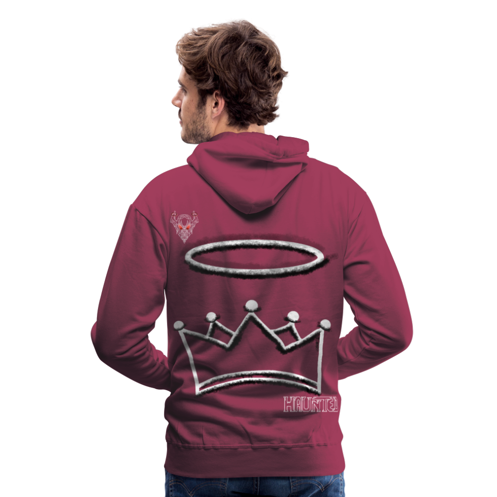 Man Hoodie Crown and Ring Light - Bordeaux