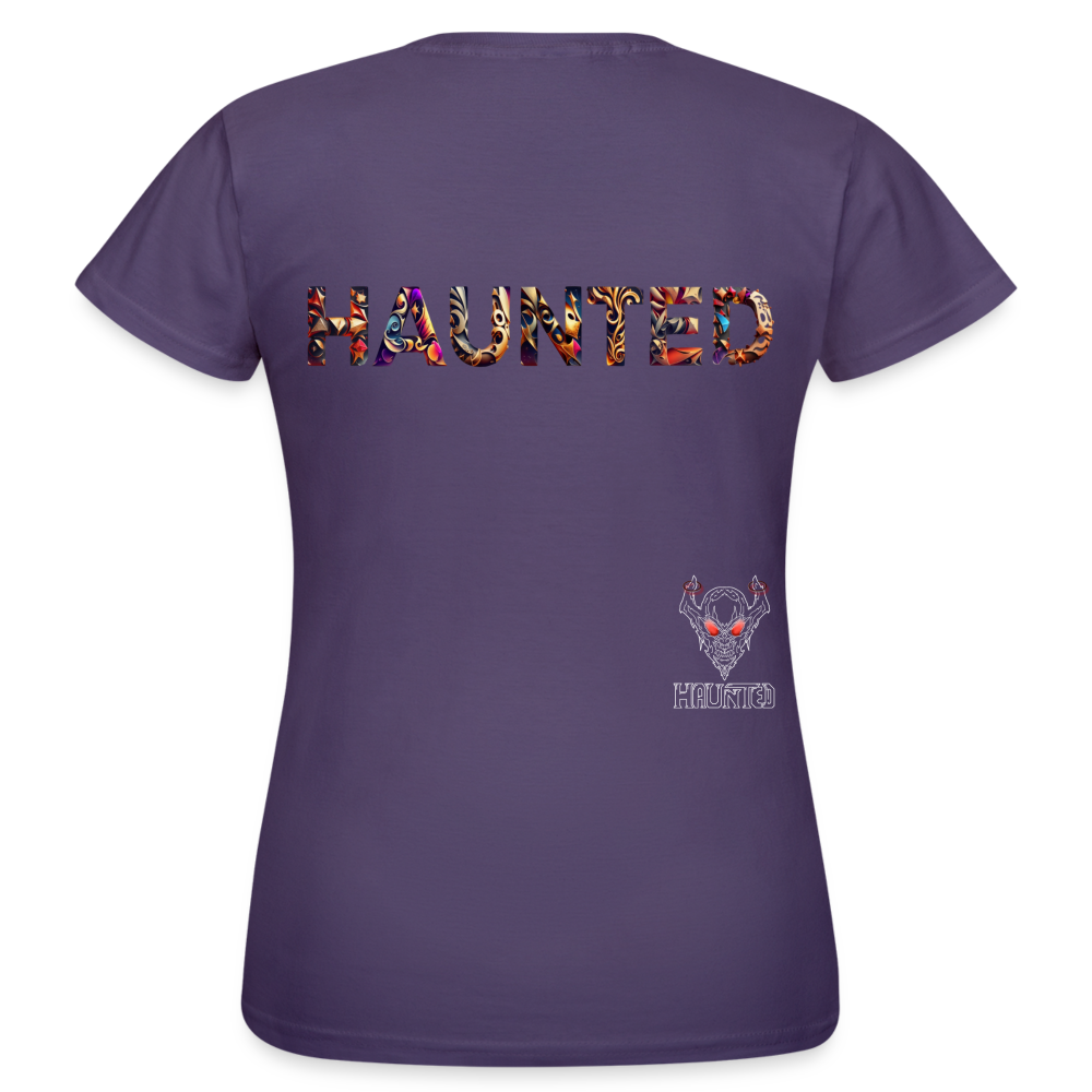 Women T-Shirt Mystic Aura Blend - Dunkellila