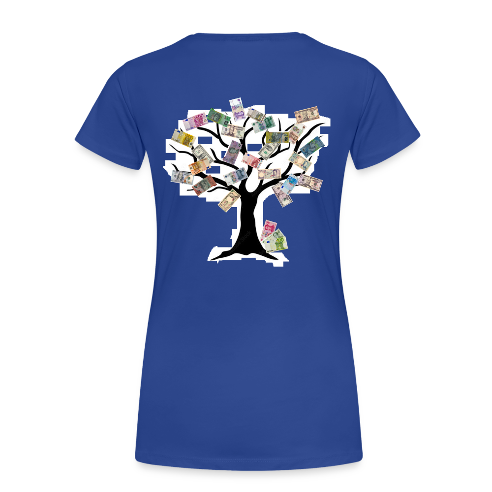 Women T-Shirt Money Tree - Königsblau