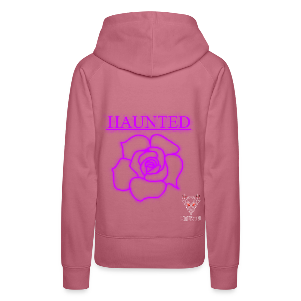 Women Hoodie Pink Neon Rose - Malve