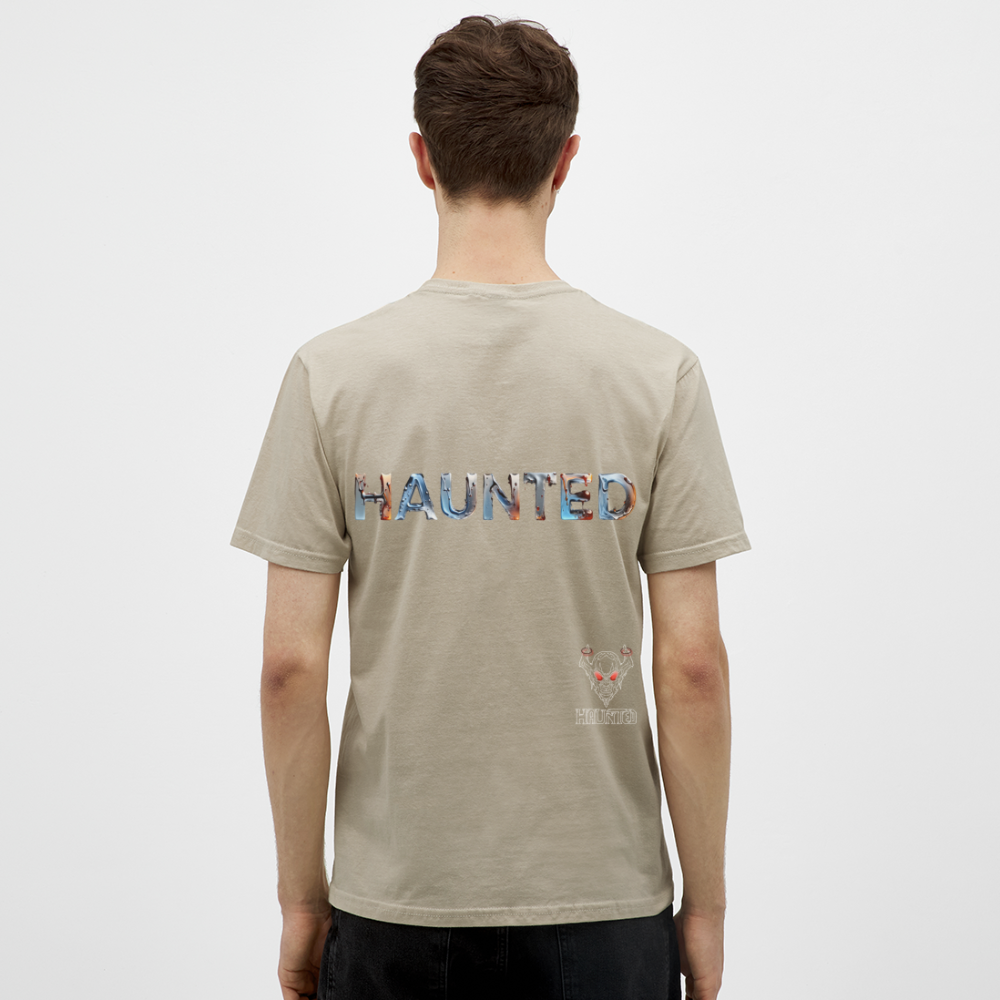 Men T-Shirt Aqua Ember Elixir - Sandbeige