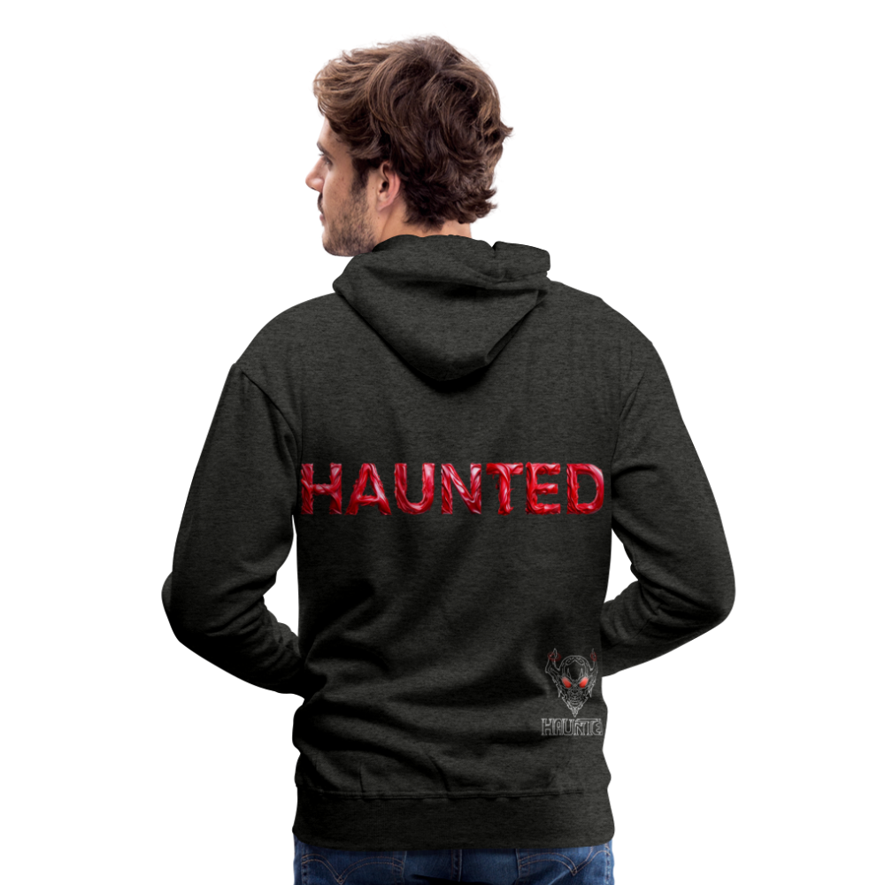 Men Hoodie Crimson Silk Blaze - Anthrazit