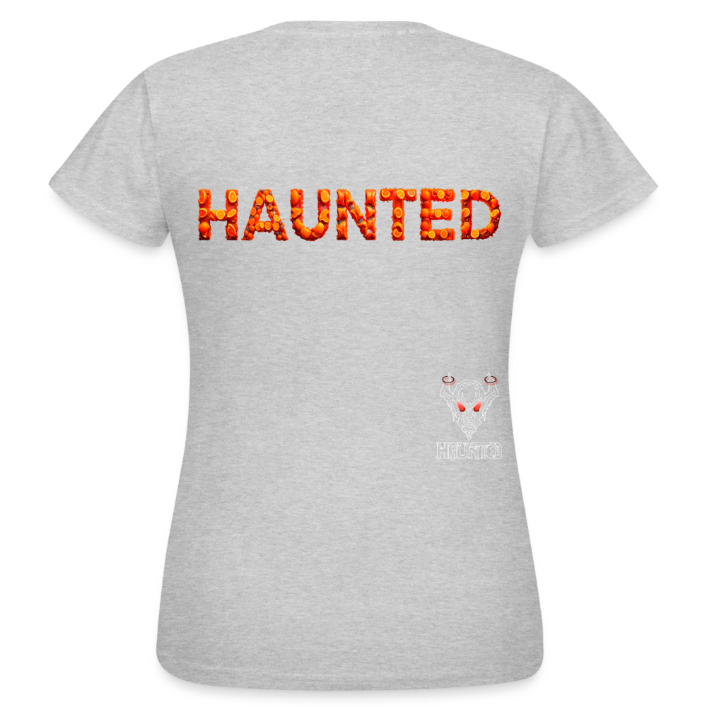 Women T-Shirt Citrus Burst Zest - Grau meliert