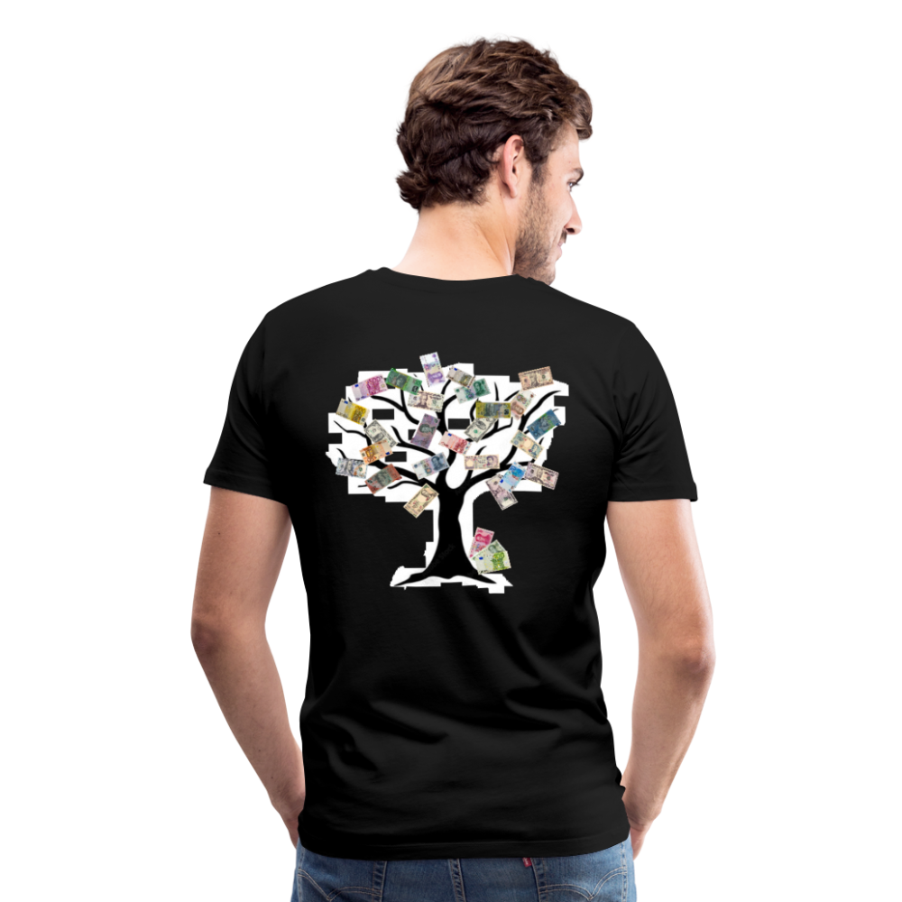 Men T-Shirt Money Tree - Schwarz