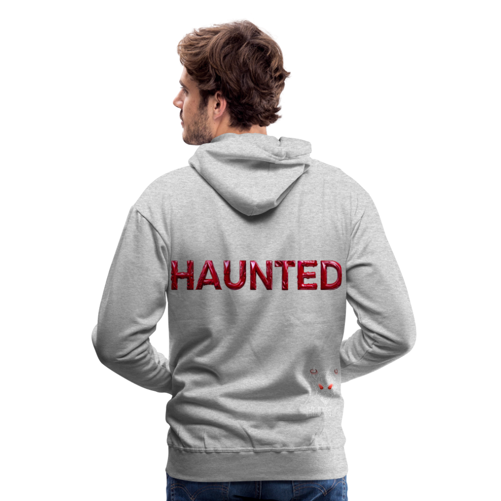 Men Hoodie Ruby Flame Elixir - Grau meliert