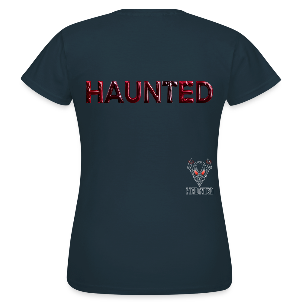 Women T-Shirt Crimson Velvet Glow - Navy