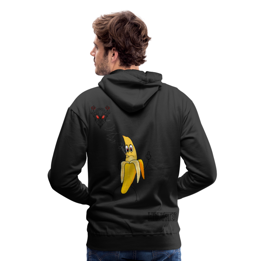 Man Hoodie Pissed Bananna - Schwarz
