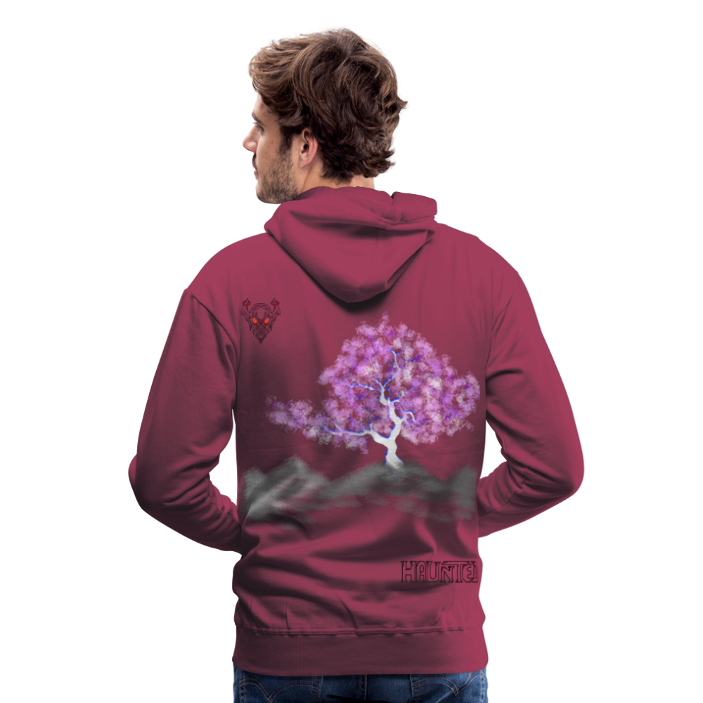 Man Hoodie Cherry Blossom - Bordeaux