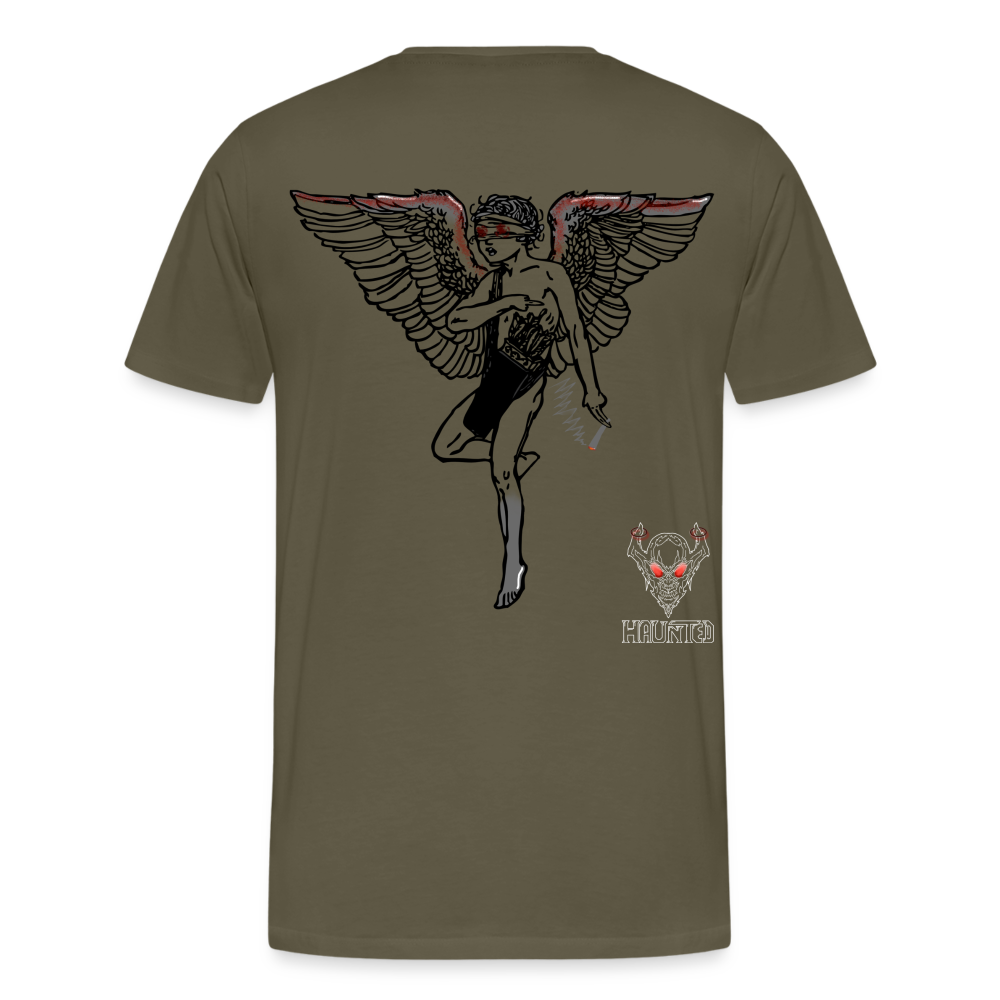 Men T-Shirt Angel bloody - Khaki