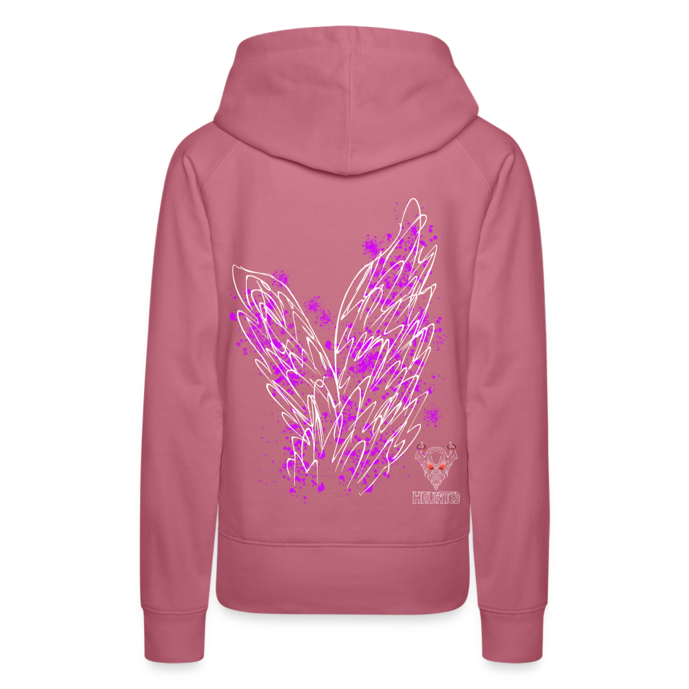 Women Hoodie Pink Wings - Malve
