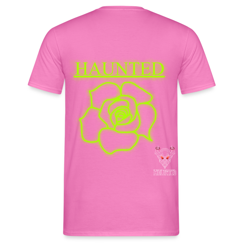 Men T-Shirt Poison Neon Rose - Pink
