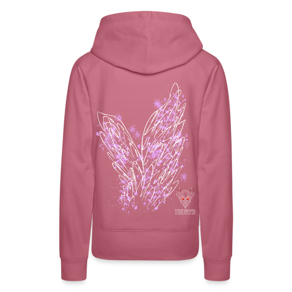 Women Hoodie Light Purple Wings - Malve