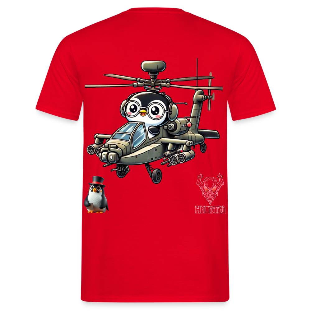 Men T-Shirt KasPenguin in Apache - Rot