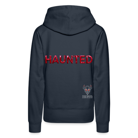 Women Hoodie Ruby Flame Elixir - Navy