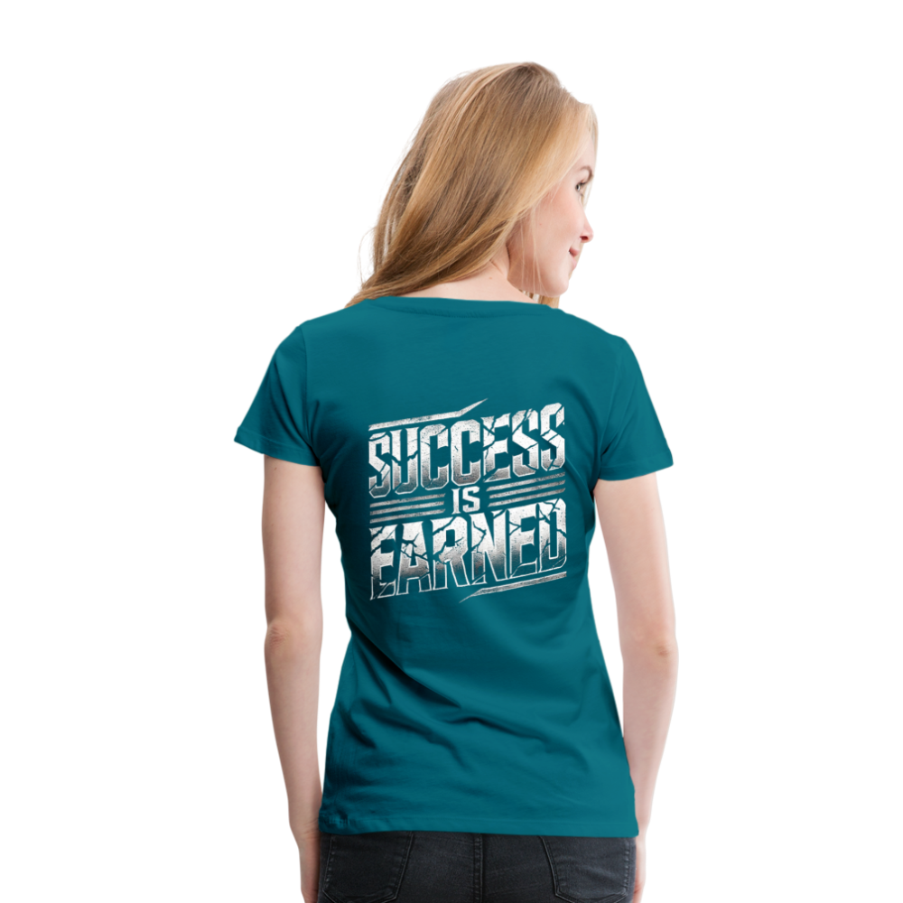 Women T-Shirt Success is Earned - Divablau
