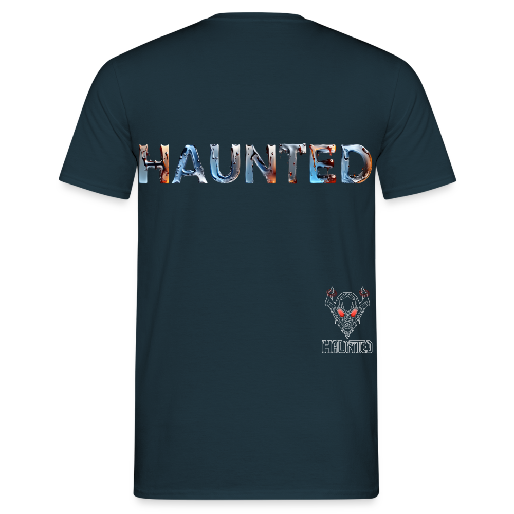 Men T-Shirt Aqua Ember Elixir - Navy