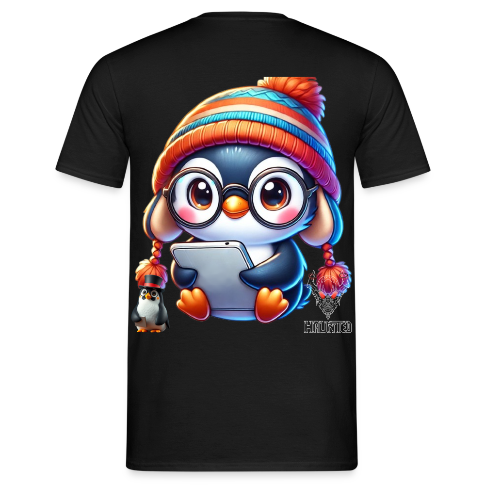 Men T-Shirt KasPenguin with Pad - Schwarz