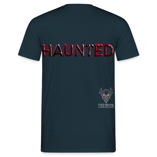 Men T-Shirt Crimson Velvet Glow - Navy