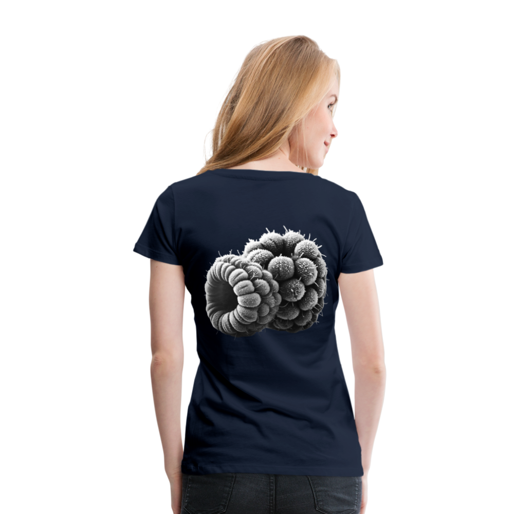 Women T-Shirt Frozen Berries - Navy