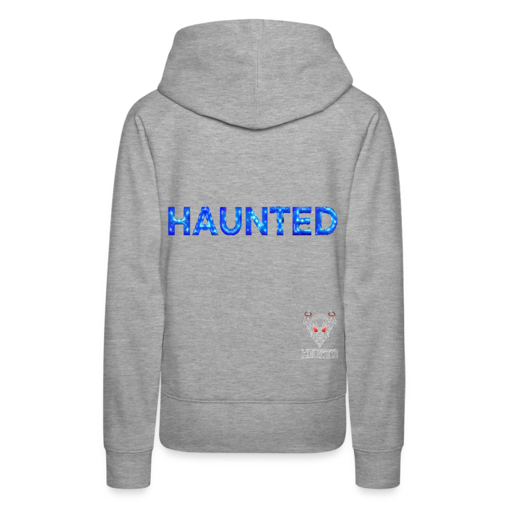Women Hoodie Stellar Pulse Elixir - Grau meliert