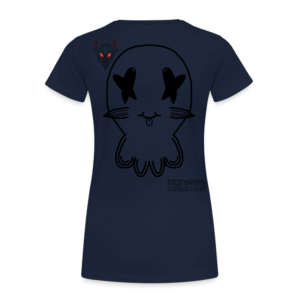 Woman T-Shirt Ghost No Doodle Dark - Navy