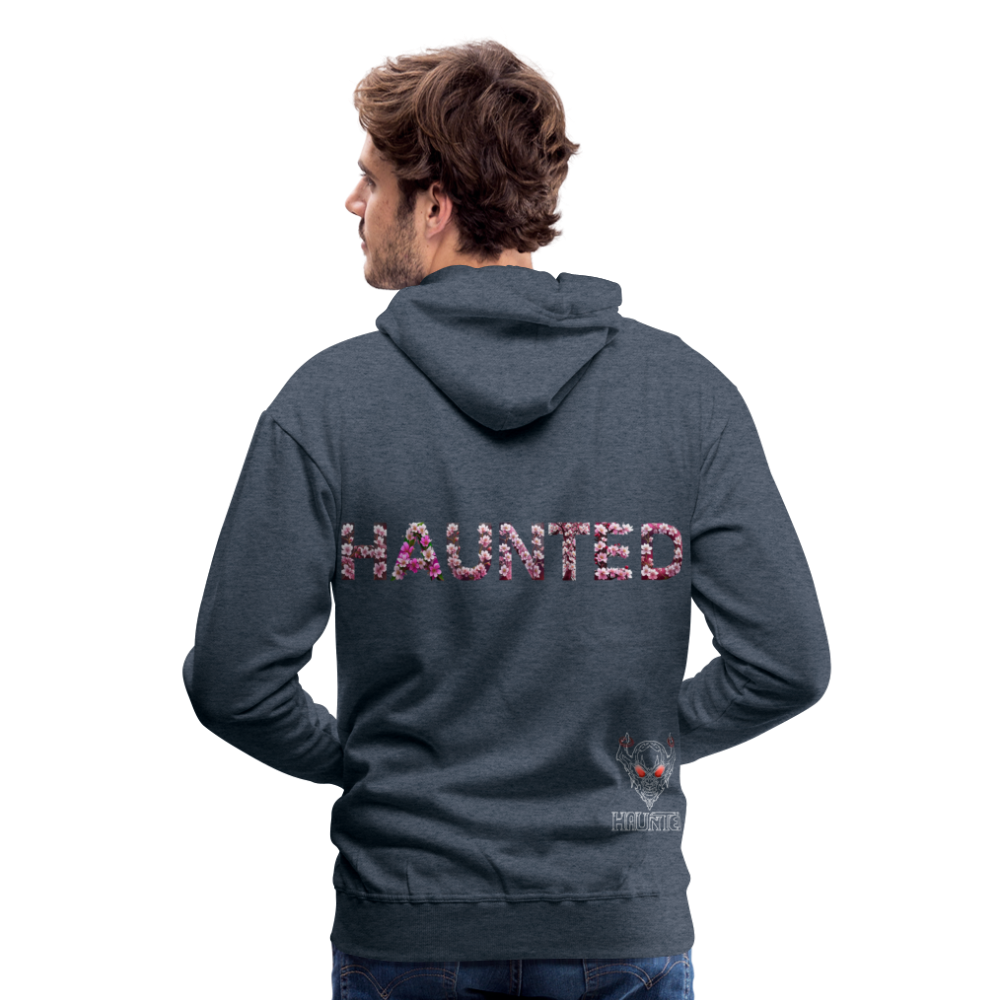 Men Hoodie Blossom Ghost Mist - Jeansblau