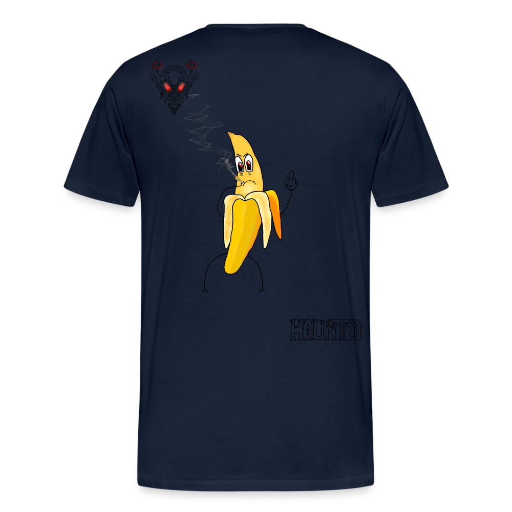 Man T-Shirt Pissed Bananna - Navy