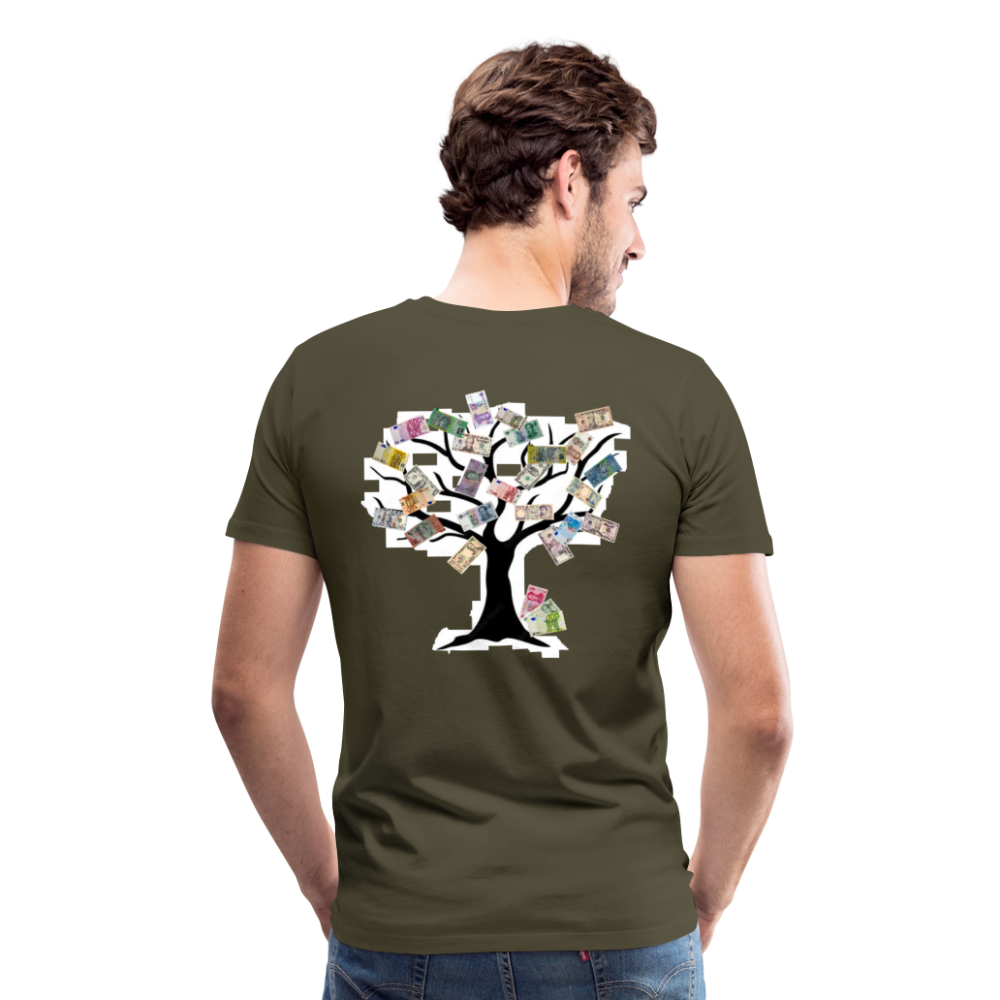 Men T-Shirt Money Tree - Khaki