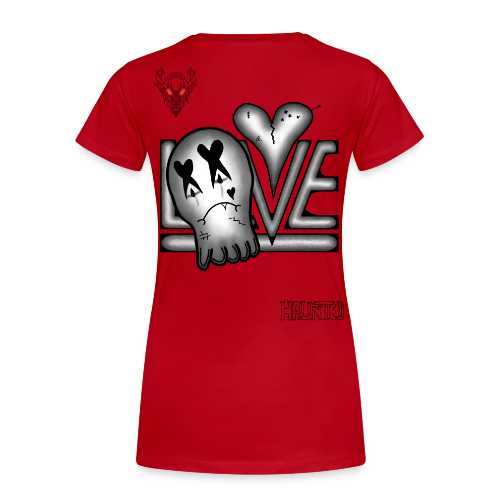 Woman T-Shirt LOVE - Rot