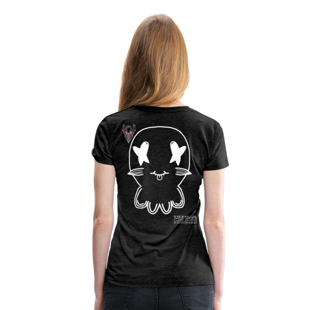 Woman T-Shirt Ghost Doodle Light - Anthrazit