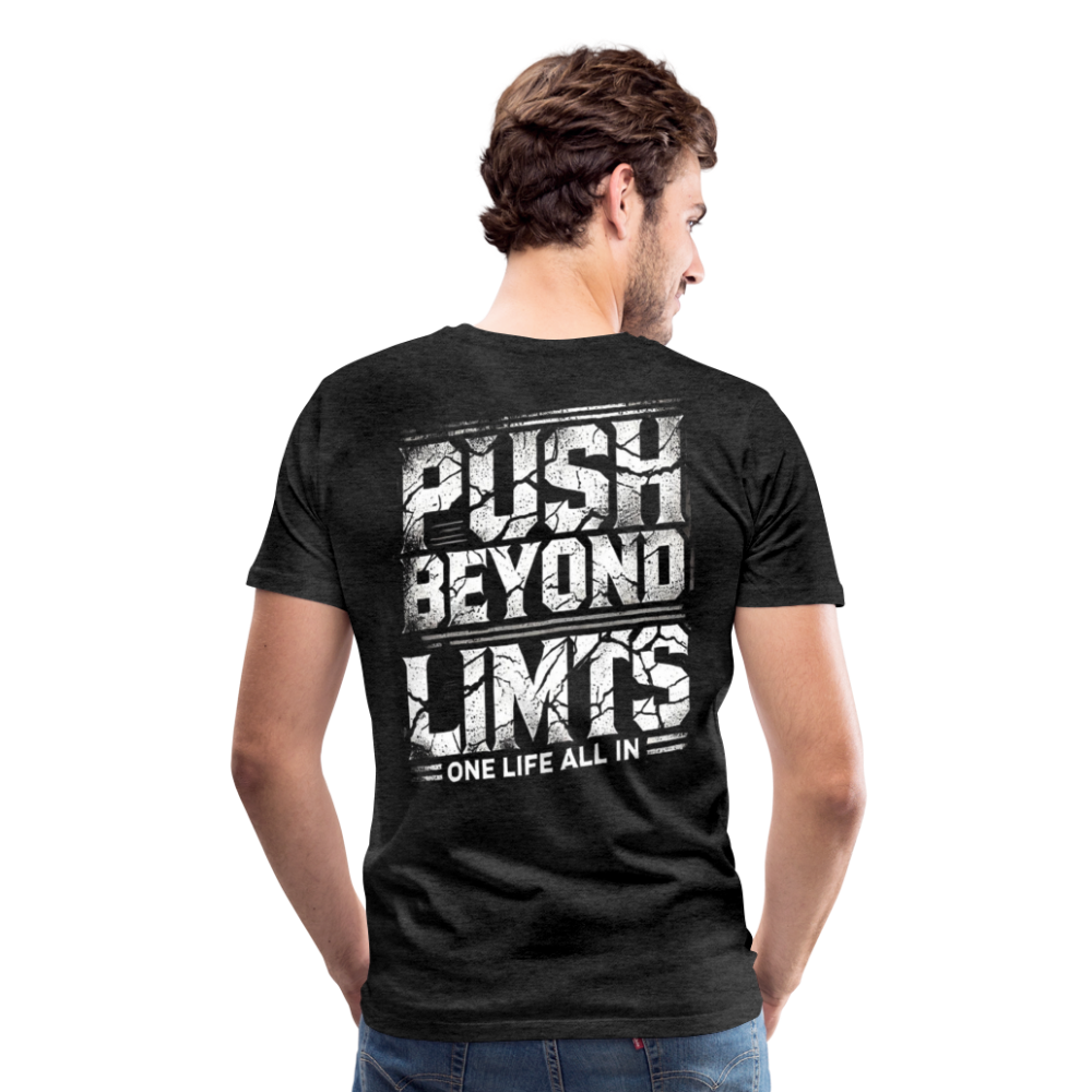 Men T-Shirt Push Beyond Limits - Anthrazit