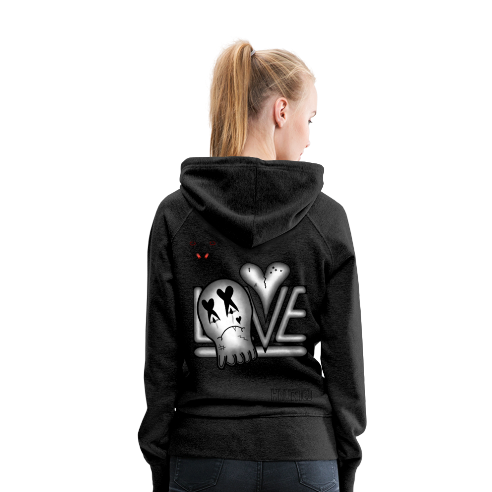Woman Hoodie LOVE - Anthrazit