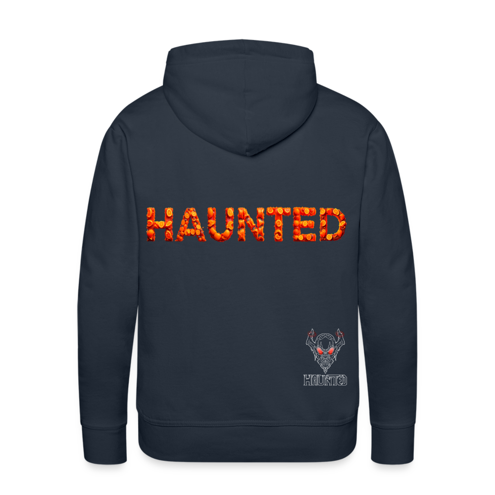 Men Hoodie Citrus Burst Zest - Navy