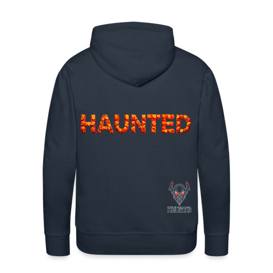 Men Hoodie Citrus Burst Zest - Navy