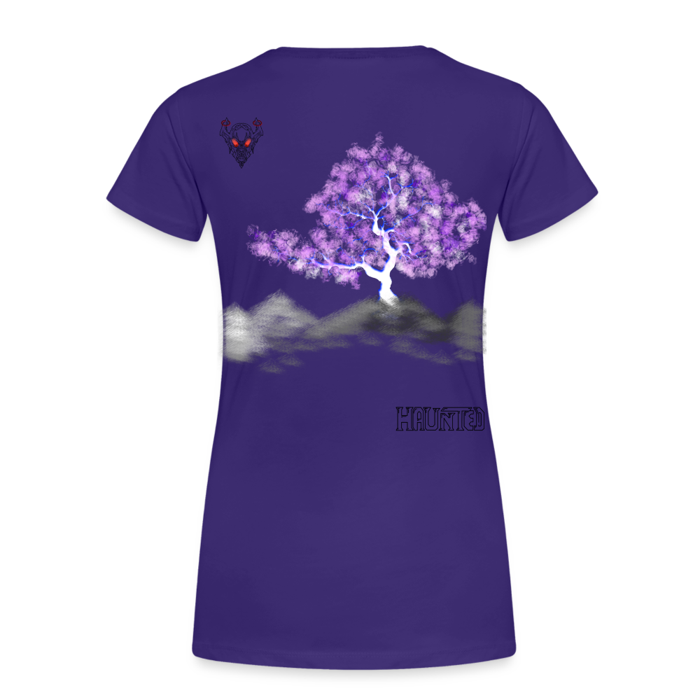 Woman T-Shirt Cherry Blossom - Lila