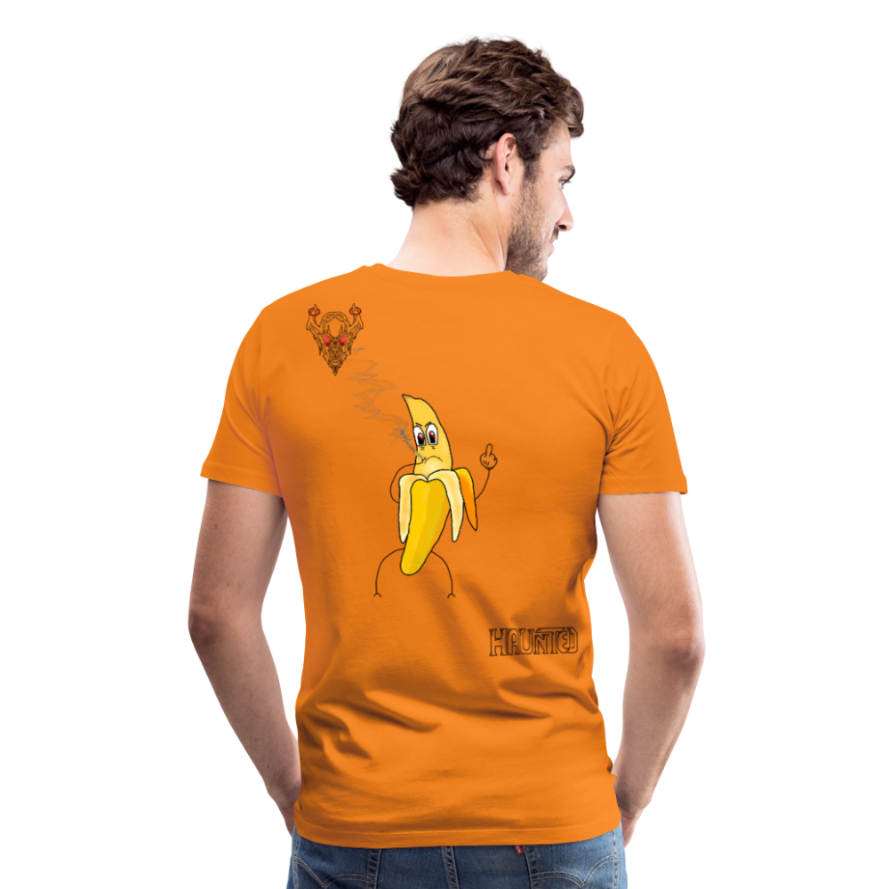Man T-Shirt Pissed Bananna - Orange