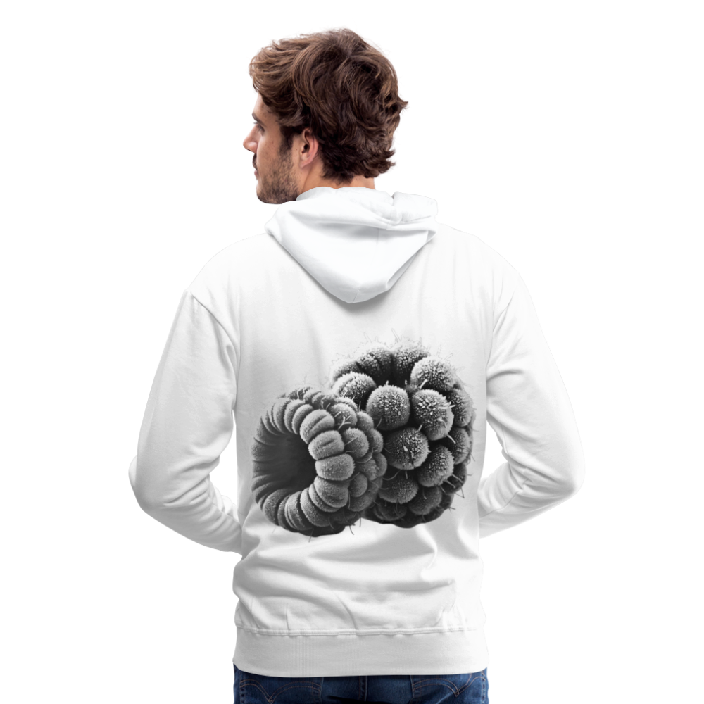Men Hoodie Frozen Berries - Weiß
