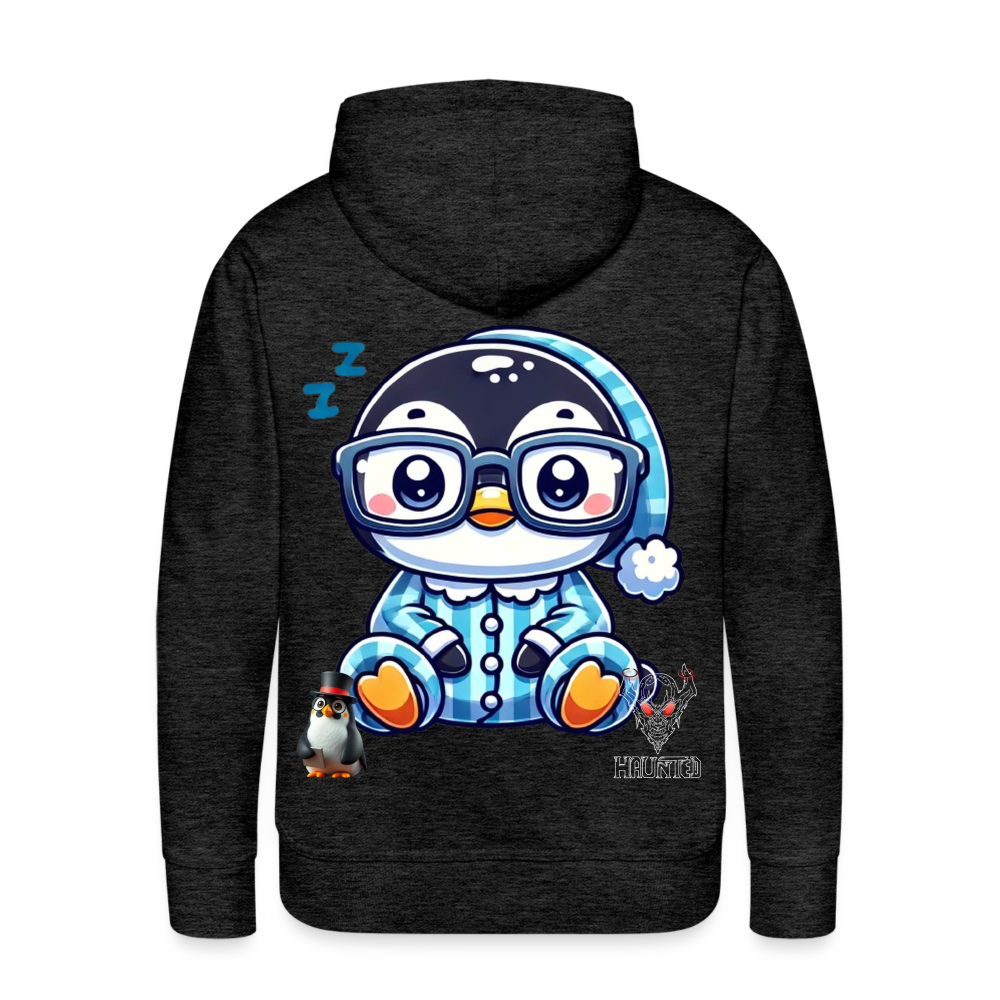 Men Hoodie KasPenguin in Pyjama - Anthrazit