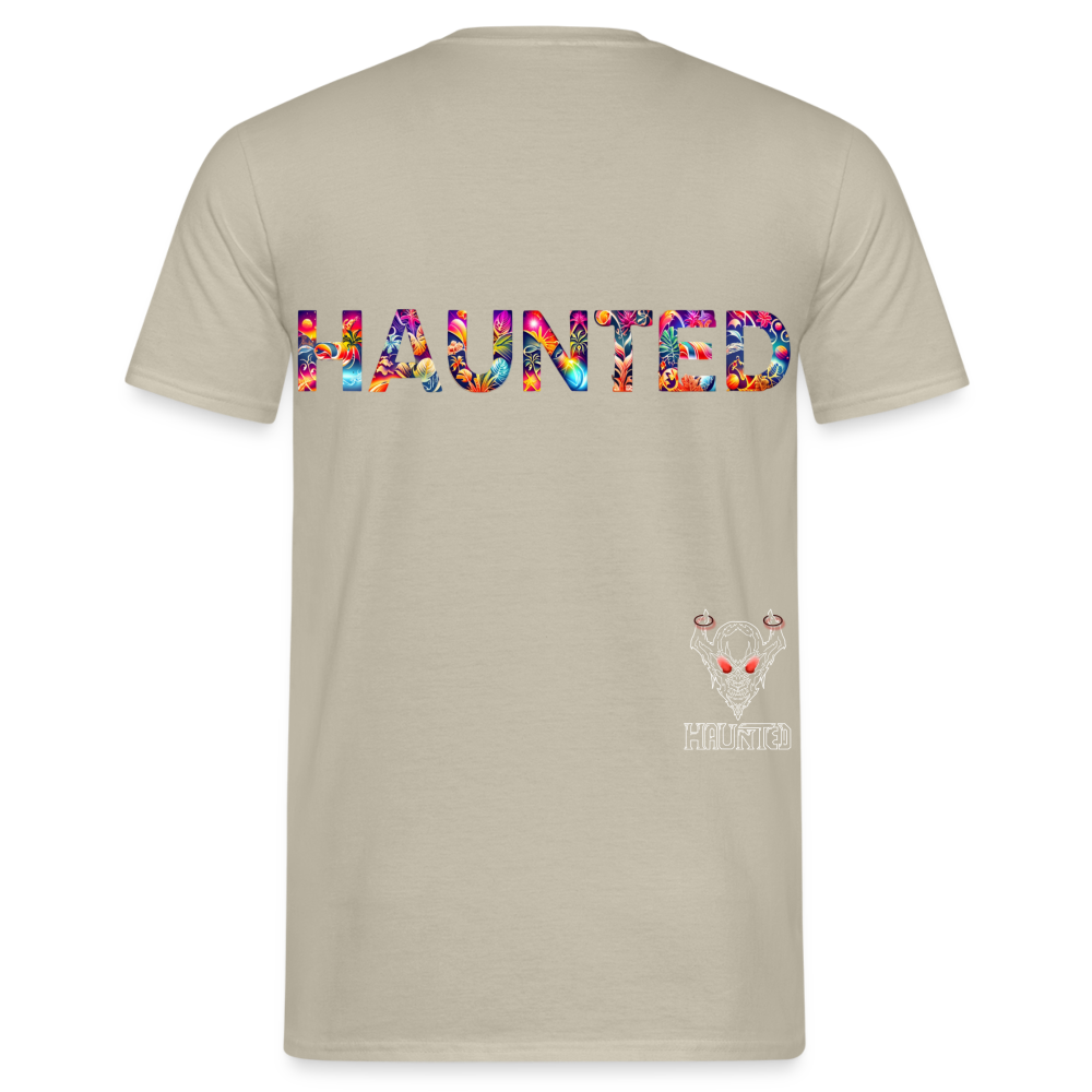Men T-Shirt Amber Flame Essence - Sandbeige