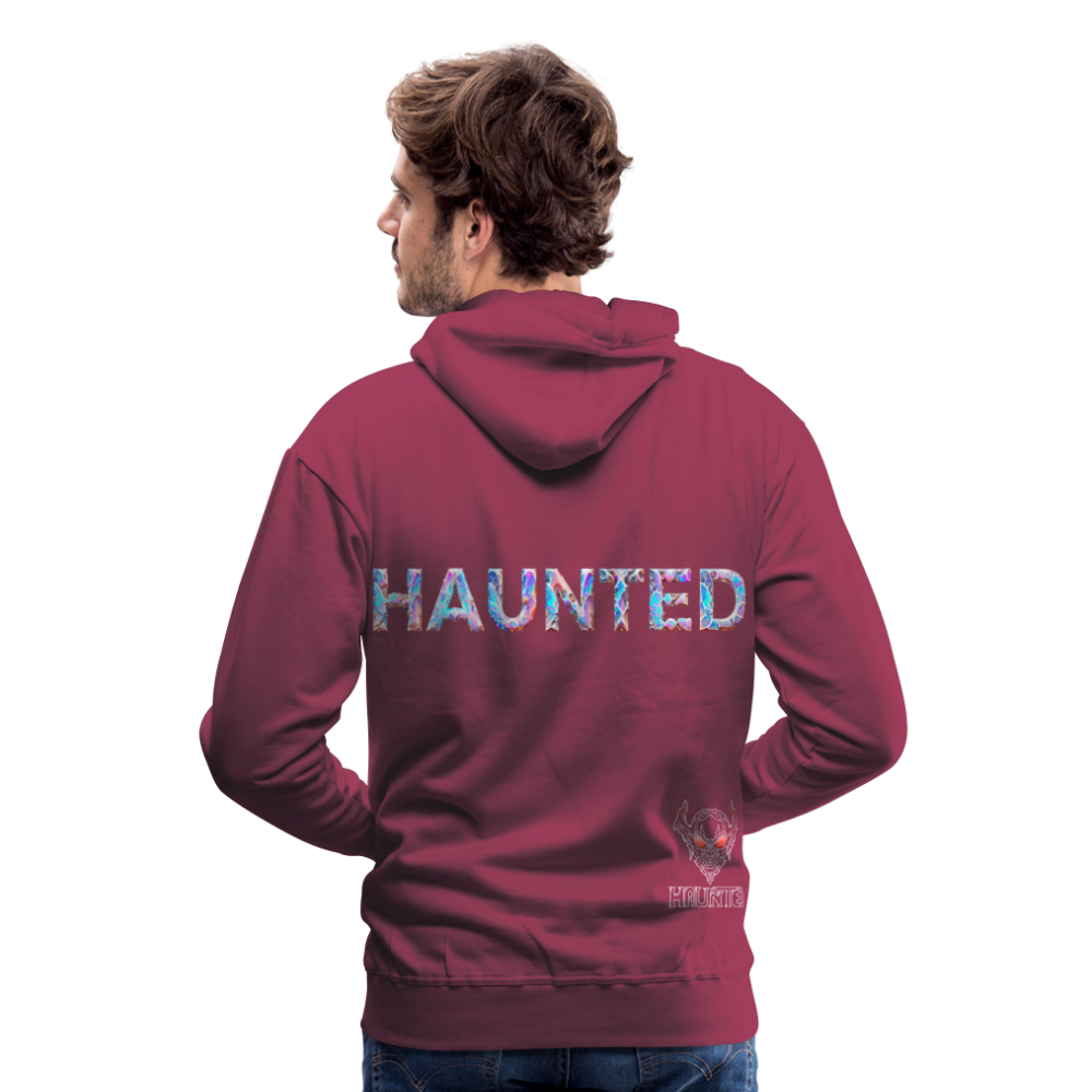 Men Hoodie Opal Aura Mist - Bordeaux